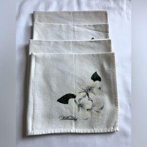 Williamsburg Floral Print Cotton Napkins (4)
